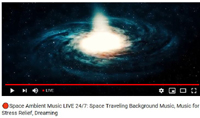 Space Ambient Music LIVE 24/7: Space Traveling Background Music, Music for Stress Relief, Dreaming